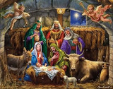 In the Manager Advent Calendar with Nativity Story