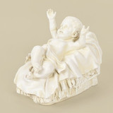 Holy Family Figure Set - Large White 39" Outdoor Nativity