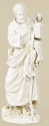 Holy Family Figure Set - Large White 39" Outdoor Nativity