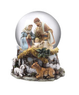 Musical Holy Family Snow Globe 