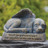 Dog with Wings Memorial Garden Statue 