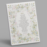 1st Corinthians - Love is Patient, Love is Kind Wall Plaque -  8"