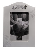 Blessings on Your Baptism Photo Frame with Cross 