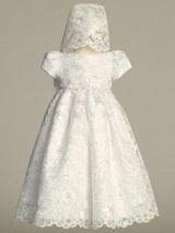 Fiona - Corded Embroidered Tulle Gown with Sequins