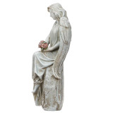 Angel Holding Flowers Garden Statue - 18" 