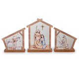 Three-Piece Large Slotted Nativity Display