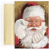 Sparkling Santa – Box of 16 Cards and Envelopes 