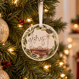"Glory" Ceramic Christmas Ornament 