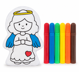 Color-Your-Own Guardian Angel Kit - 7-Piece Set 