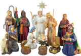 The 14-Piece Three Kings 7" Real Life Nativity Set from Gifts With Love.