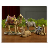 Includes: a standing camel, a sitting camel, a donkey, and an ox
Ideal compliments for:
7" Deluxe Three King's Nativity Set (RLN03)
10" Standard Deluxe Three King's Nativity Set (RLN025)
14" Deluxe Three King's Nativity Set (RLN020)
Weight: 4.85 lbs
Ideal gift for friends and family members
Guaranteed 100% Satisfaction