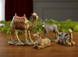  Three Kings Nativity - Basic 4-Piece Animal Set