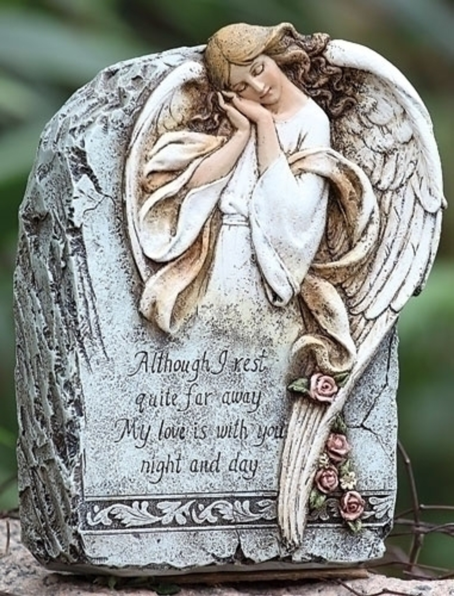 Unique & Meaningful Memorial Angel Garden Stone