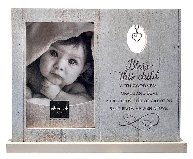 Bless This Child Standing Photo Frame - Giftswithlove,Inc.