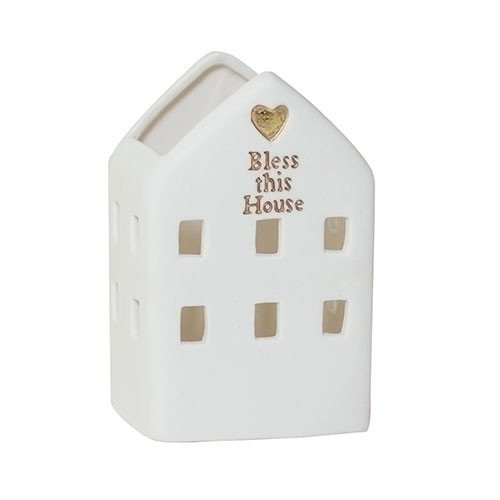 Melrose International Bless Our Home and Heart Sentiment Decor (Set of 4) main image 0