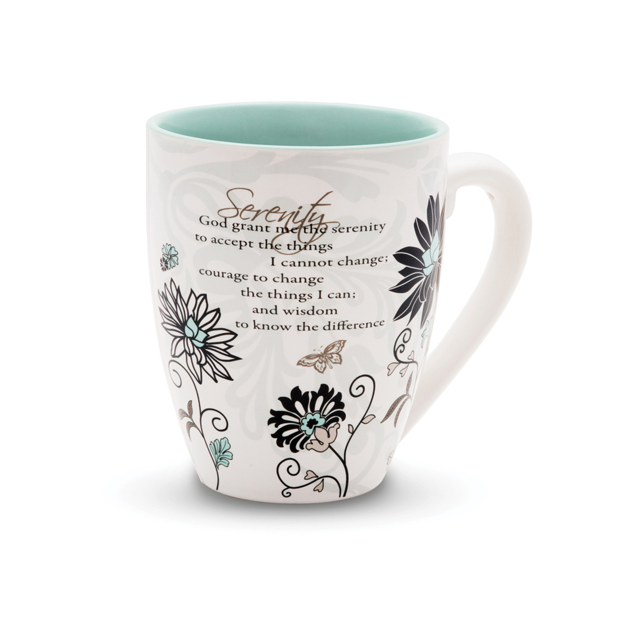 Born to Fish 18 oz. Coffee Mug with Fisherman's Serenity Prayer