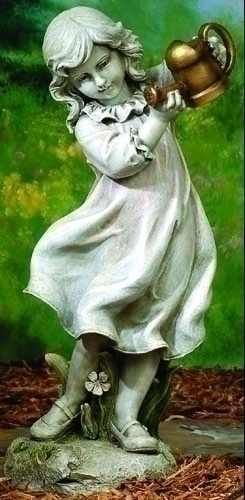 Girl With Watering Can Garden Statue