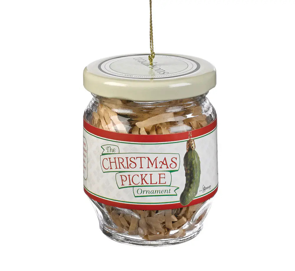 Christmas Pickle in a Jar Ornament