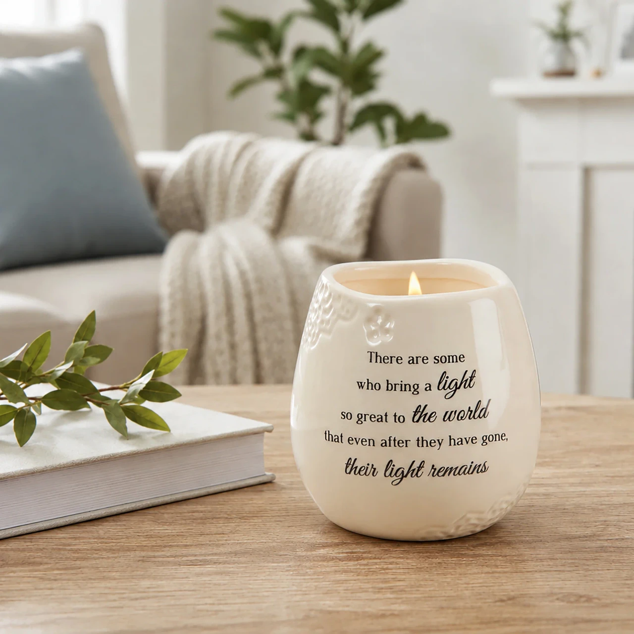 “A Light So Great” Memorial Candle