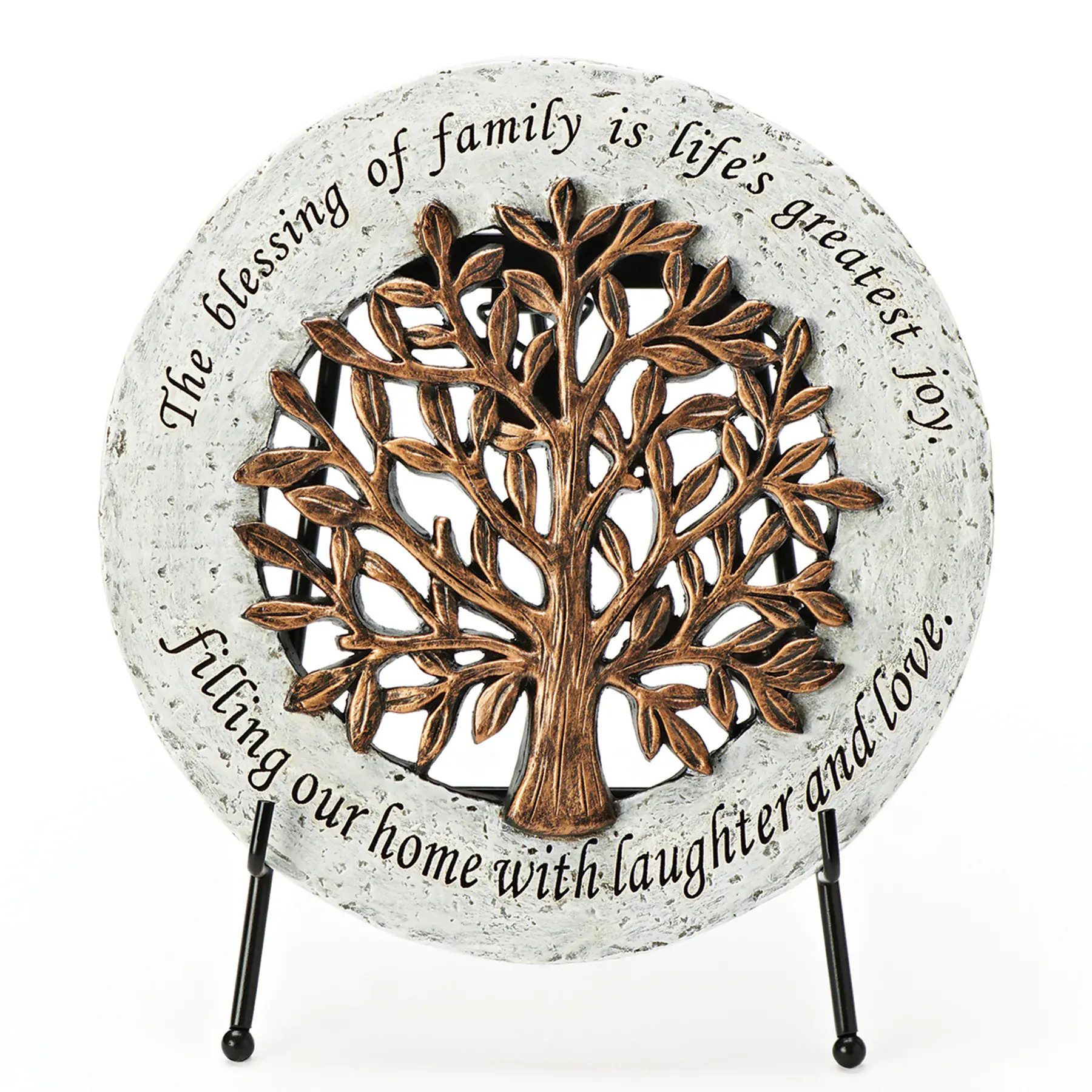 The Tree of Life Garden Stone with Easel