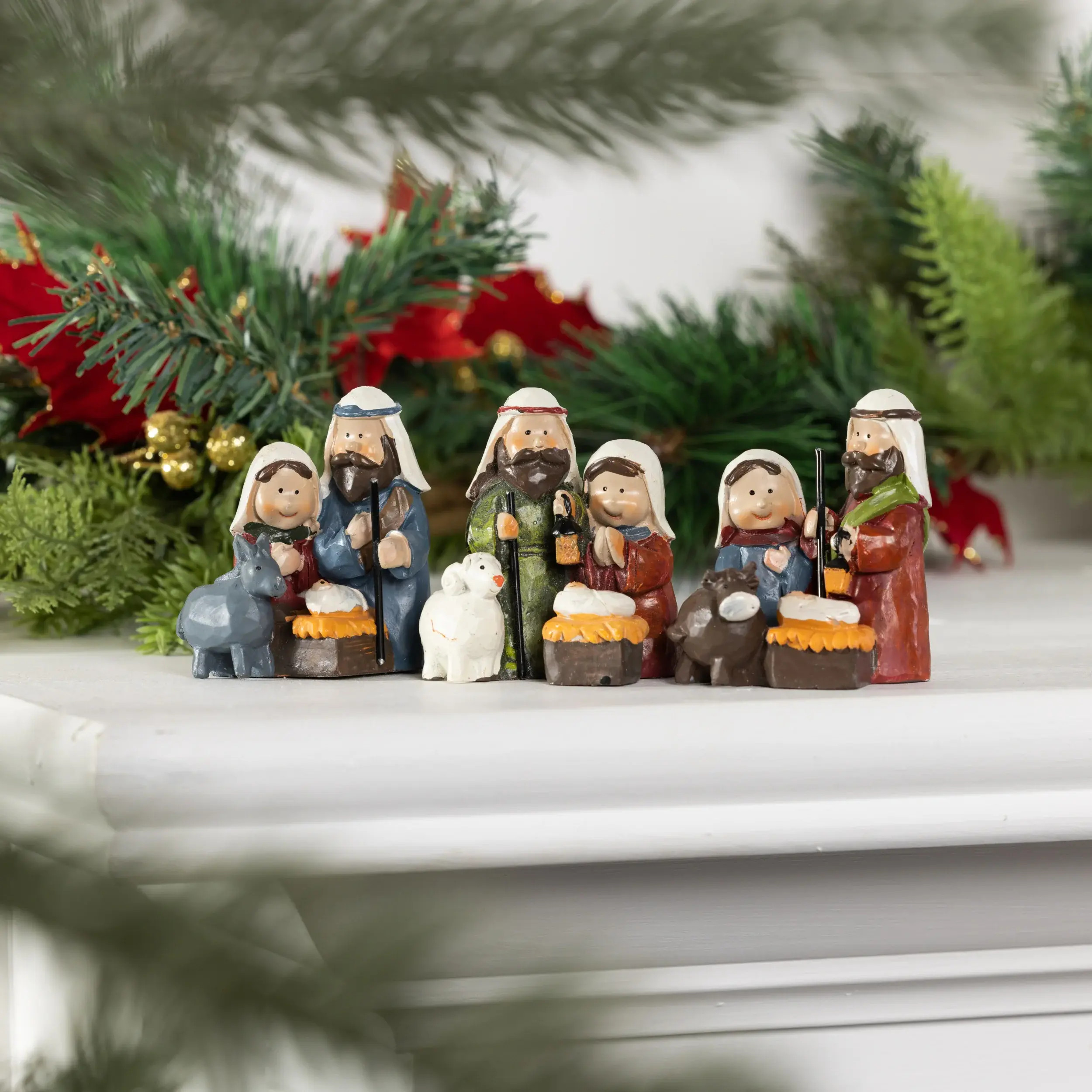Mini Resin Nativity Figures