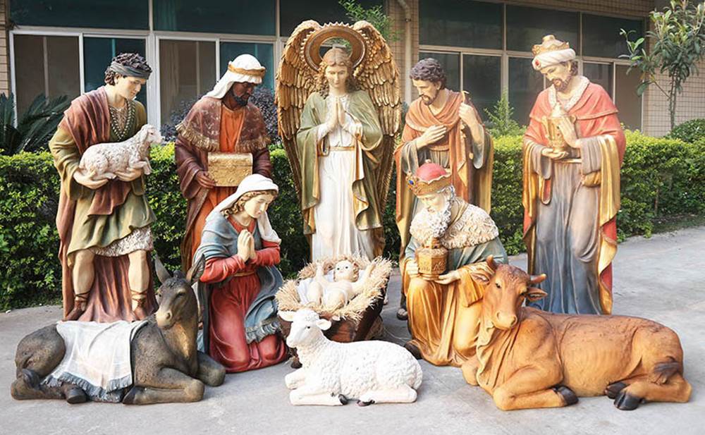 Outdoor Nativity Set - 12 piece, 72