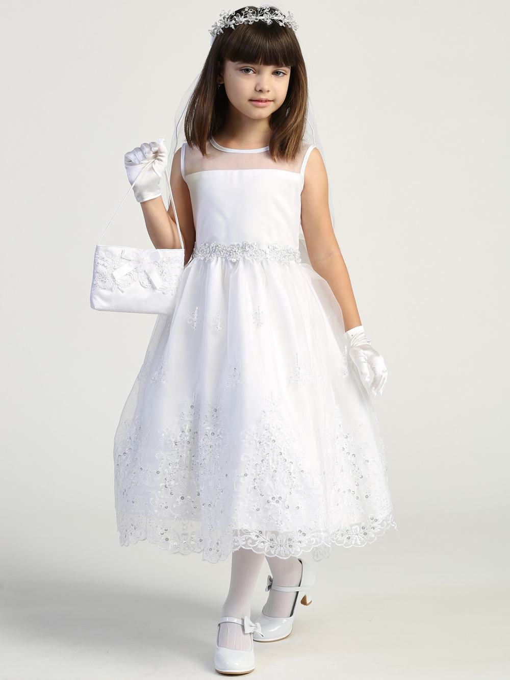 Organza Communion Dress, 180