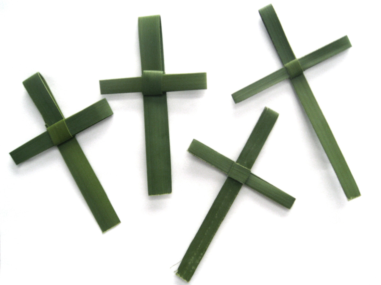 Small Palm Crosses - Handmade from Fresh Palm Branches