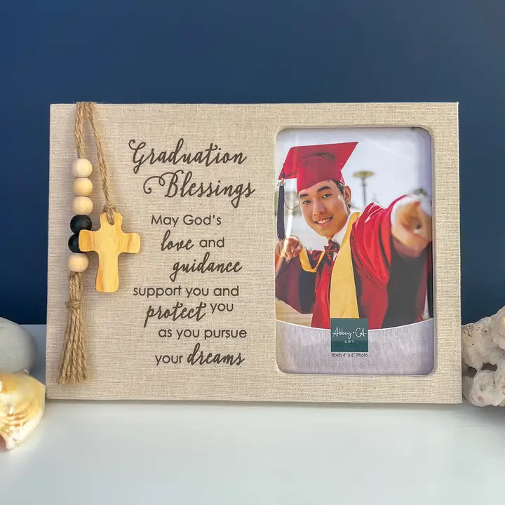 "Graduation Blessings" Frame with Prayer