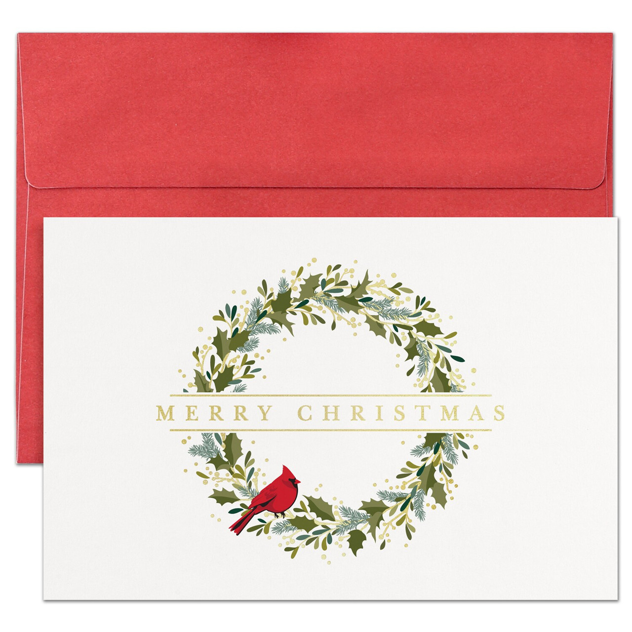 Christmas Cardinal Petites Boxed Holiday Card