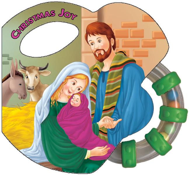 Christmas Joy Rattle Board Book