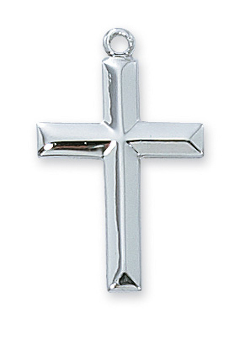 Rhodium Plated Cross