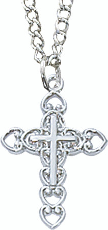 Cross of Hearts Pendant 