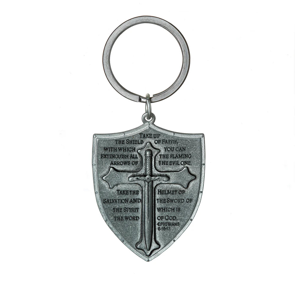Armor of God Shield Key Chain