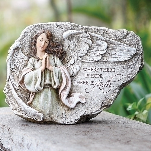 Indoor & Outdoor Praying Angel Resin Stone