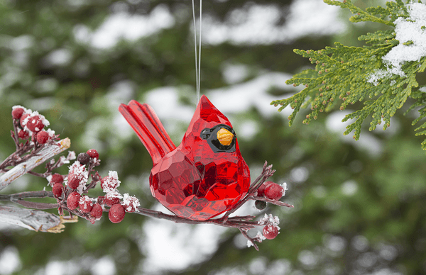 Elegant Cardinal Ornament 