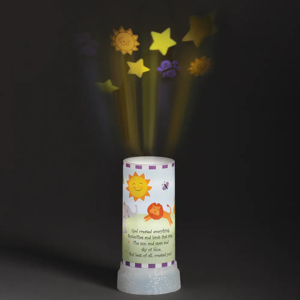 God Created Everything LED Projector - 6.75"