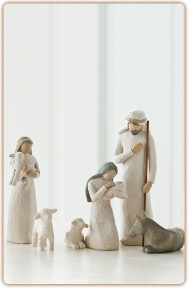 The Six-Piece Willow Tree Christmas Nativity Set.