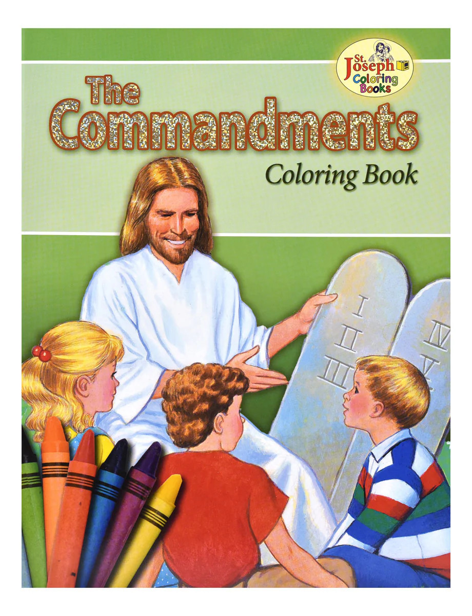 St. Joseph Coloring Book - The Ten Commandments