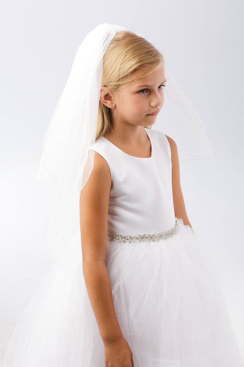Communion Veil, Plain Veil with Simple Corded Edge Giftswithlove,Inc.
