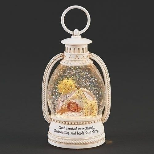 LED Gold God Created Everything Shimmer Lantern Giftswithlove,Inc.