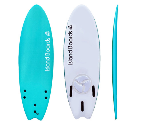 Island Water Sports Swallow Tail Softtop Surfboard