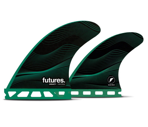 IWS | Futures Fins Controller Honeycomb Quad Fin Set Bamboo-Brown