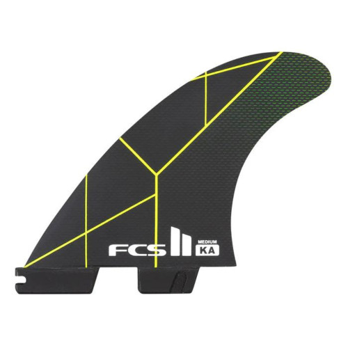 FCS 2 KA PC Tri-Fin Set Black-Acid L