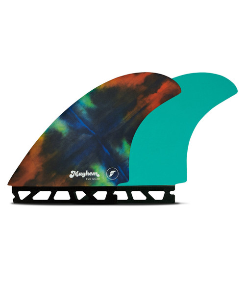IWS | Futures Fins Controller Honeycomb Quad Fin Set Bamboo-Brown