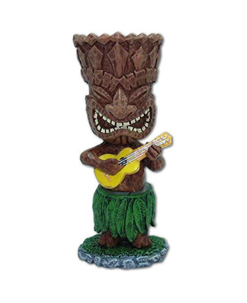 KC Hawaii Tiki w / Ukulele Mini Dashboard Doll