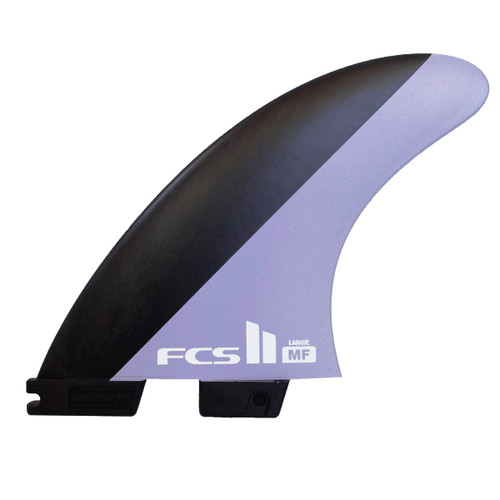 FCS 2 MF PC Tri-Fin Set Charcoal-Lavender M