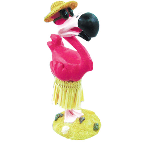 KC Hawaii Hula Flamingo Dashboard Doll