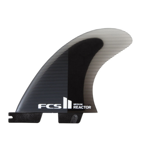 FCS 2 Reactor PC Tri-Fin Set Charcoal-Black S