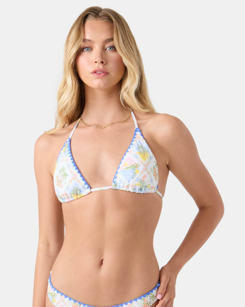 ROXY CATCH MY DRIFT TIKI TRI BIKINI TOP